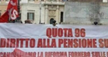 quota 96 pensioni