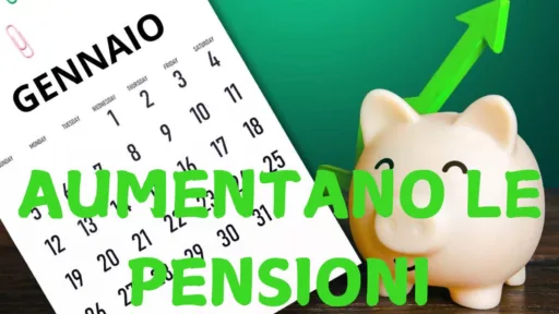 Aumentano le pensioni gennaio 2025